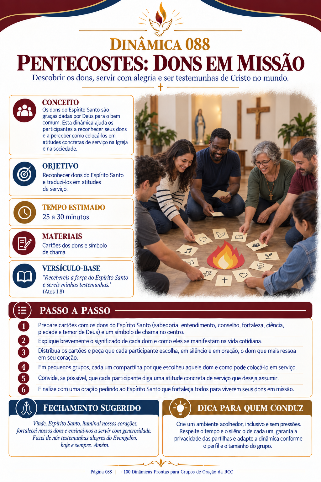 Página do material: Pentecostes: dons em missão