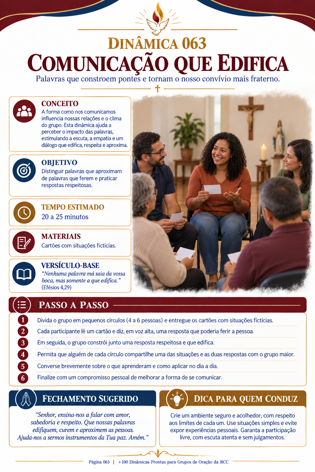 Página do material: Comunicação que edifica